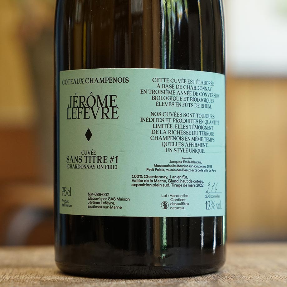 Sans Titre 1 (Chardonnay on fire) - Jérôme Lefèvre