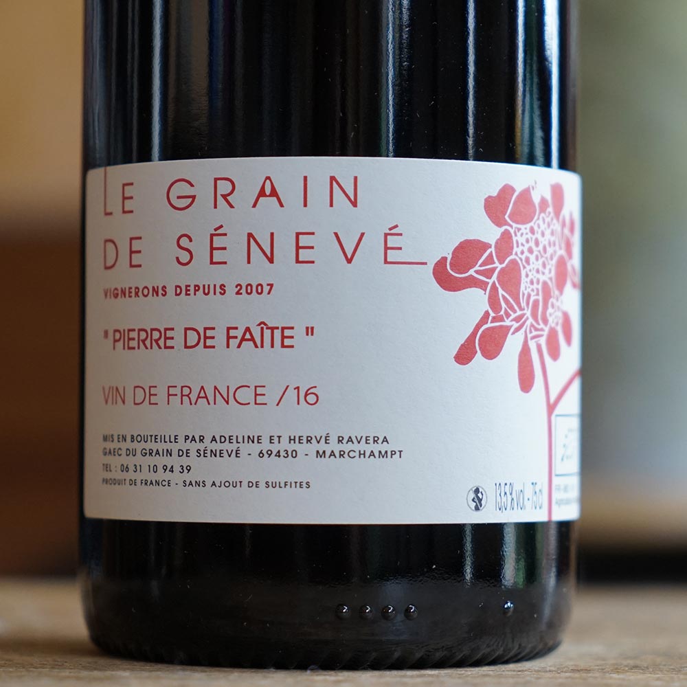 Pierre de Faite 2022 - Le Grain de Sénevé