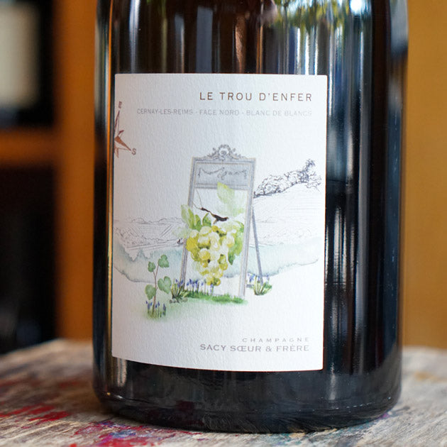 Le Trou d'Enfer Blanc de Blancs 2023 Magnum - Champagne Sacy Soeur & Frère