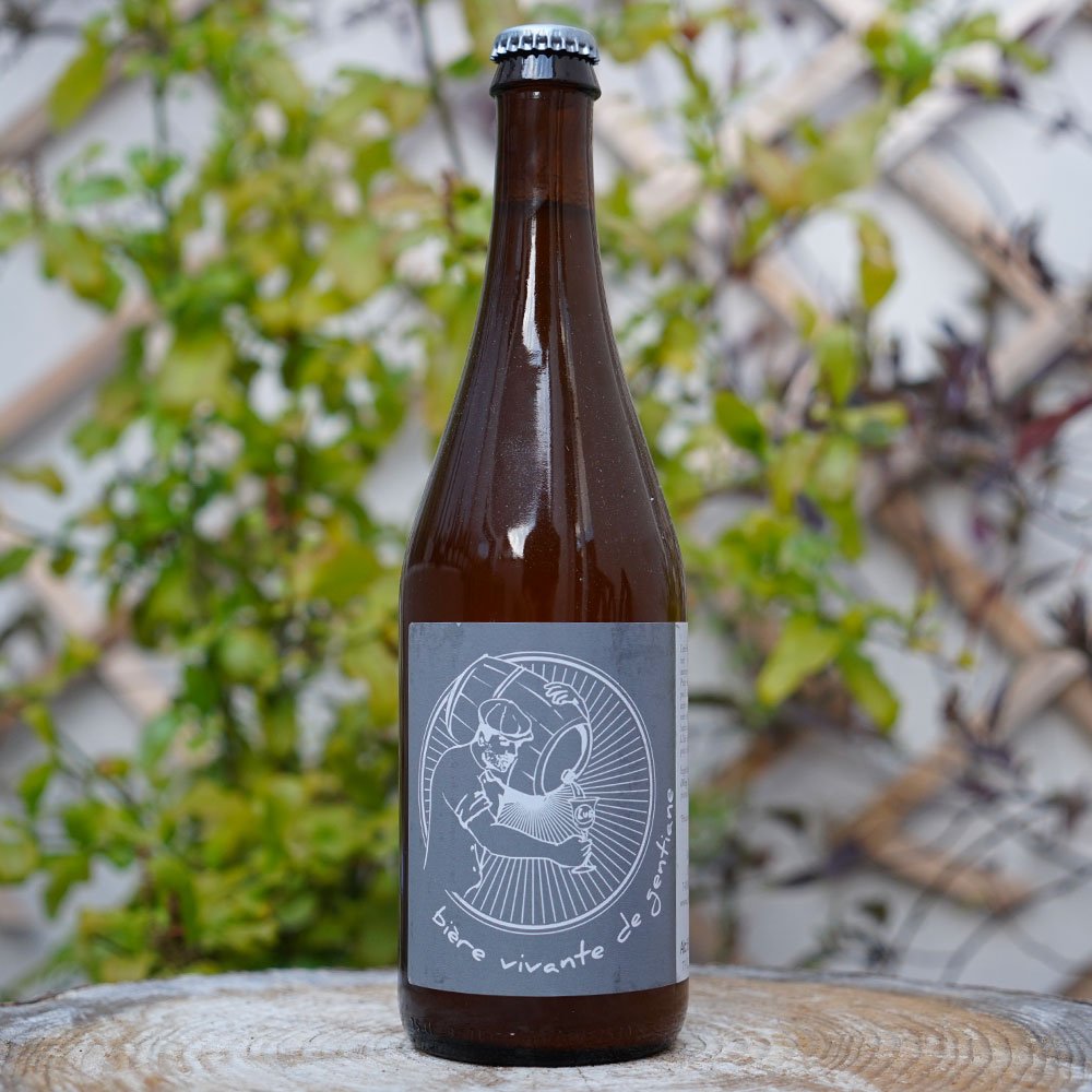 Bière vivante de Gentiane 75cl - Brasserie des Voirons