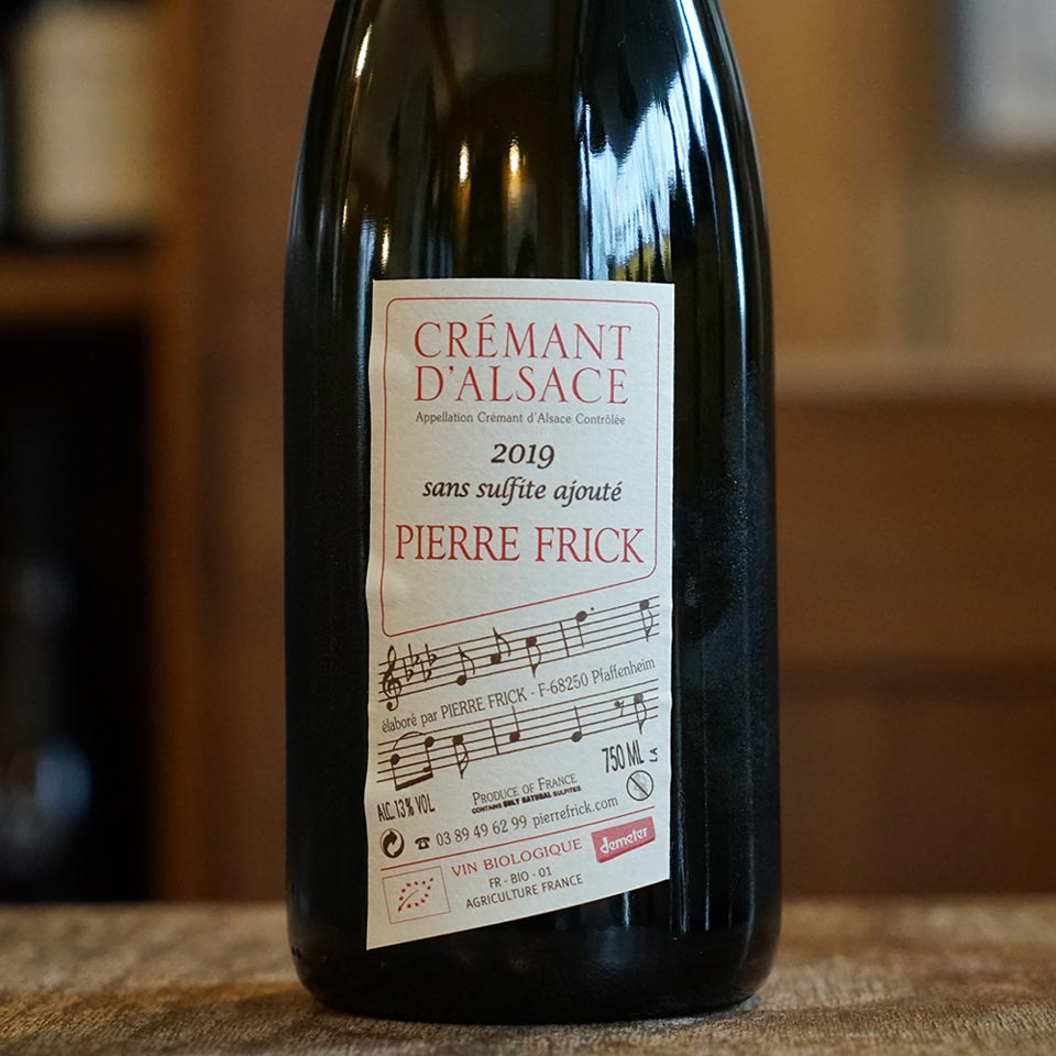 Crémant Brut Nature 2019 - Pierre Frick
