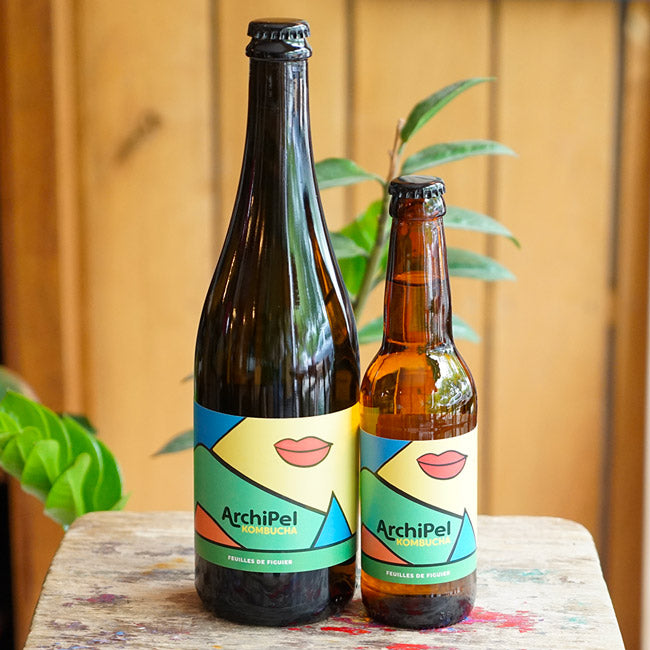 Kombucha figuier 33cl - Archipel Kombucha