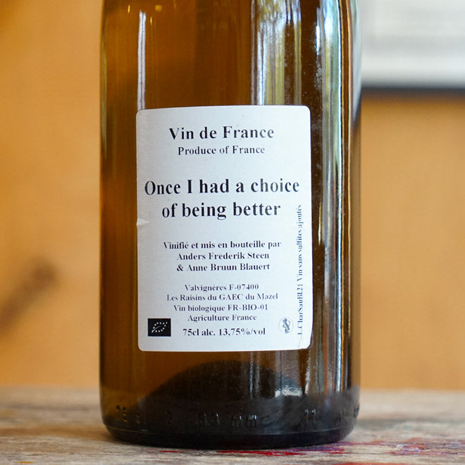 Once I had a choice of being better 2021 - Anders Frederik Steen et Anne Bruun Blauert